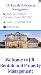 Mobile Screenshot of forthoodrentalproperties.com